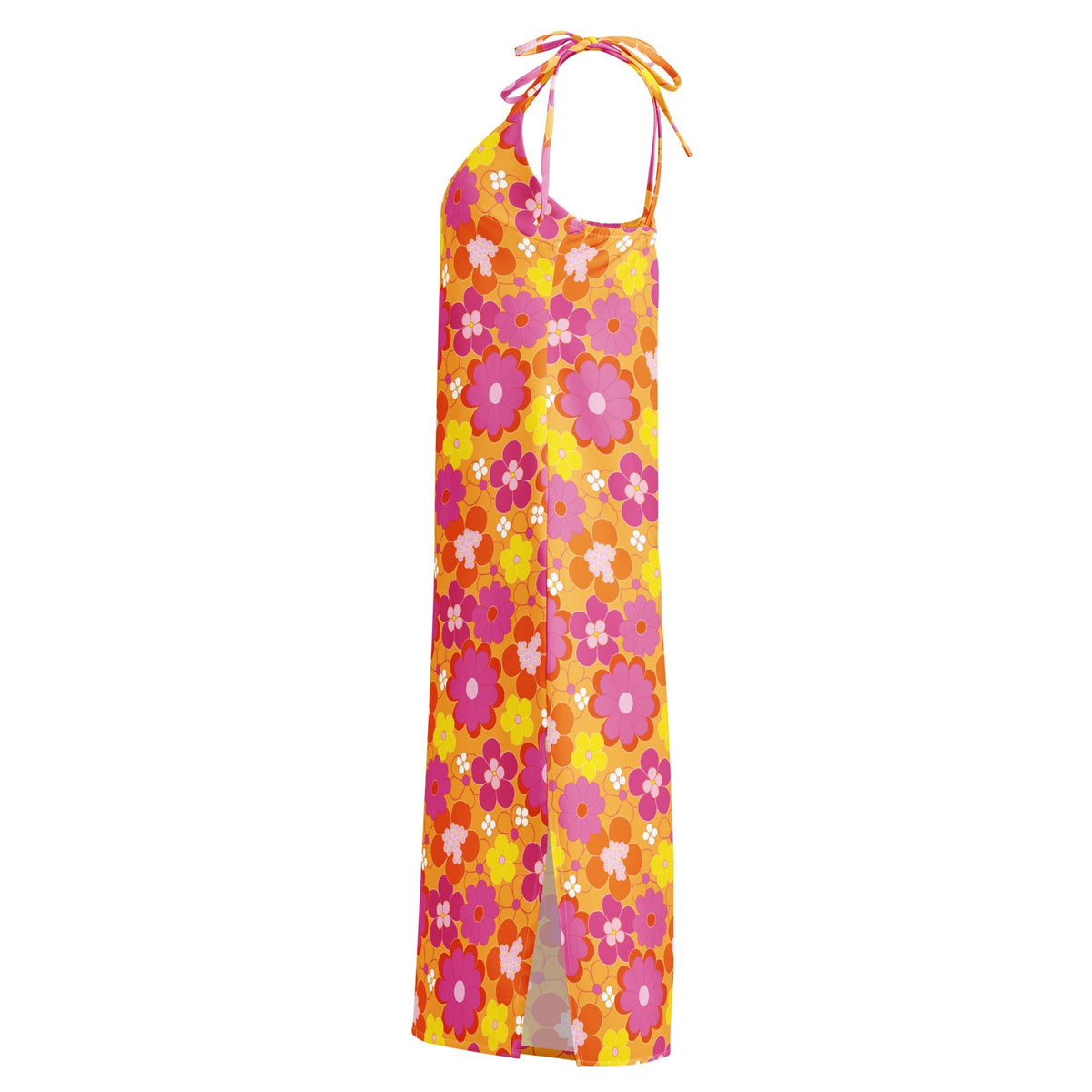 Tie-strap midi dress. - PratSN