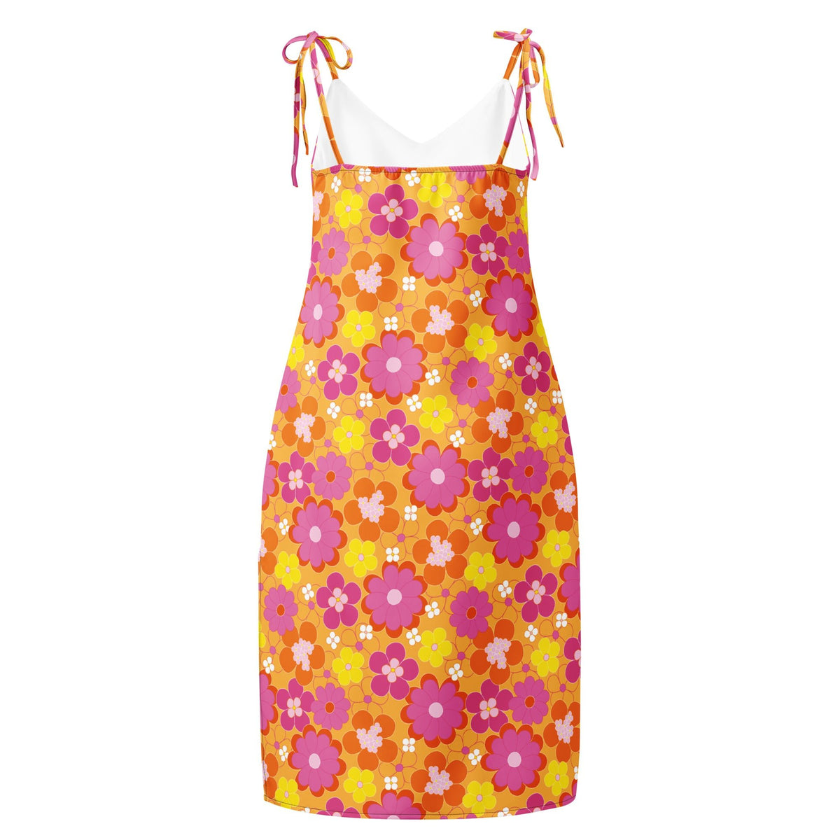 Tie-strap midi dress. - PratSN