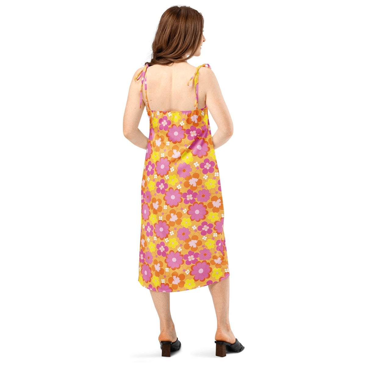 Tie-strap midi dress. - PratSN