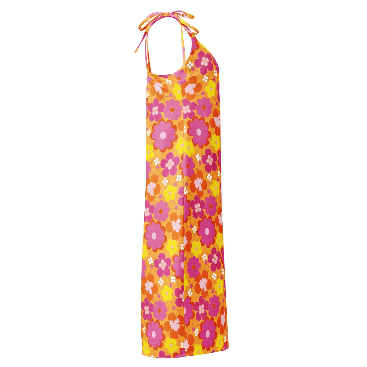Tie-strap midi dress. - PratSN