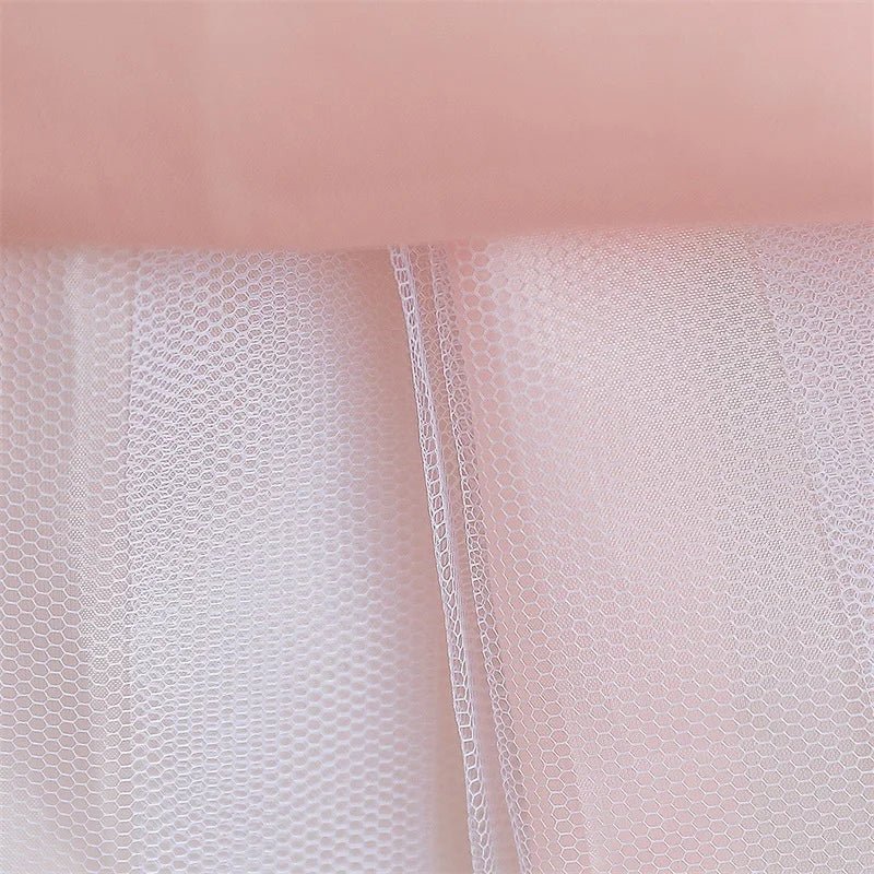 Toddler Girls 1st Birthday Party Dresses Cute Bow Kids Princess Lace Tulle Short Dress Flower Girls Dresses for Wedding 1 - 5 Year - PratSN