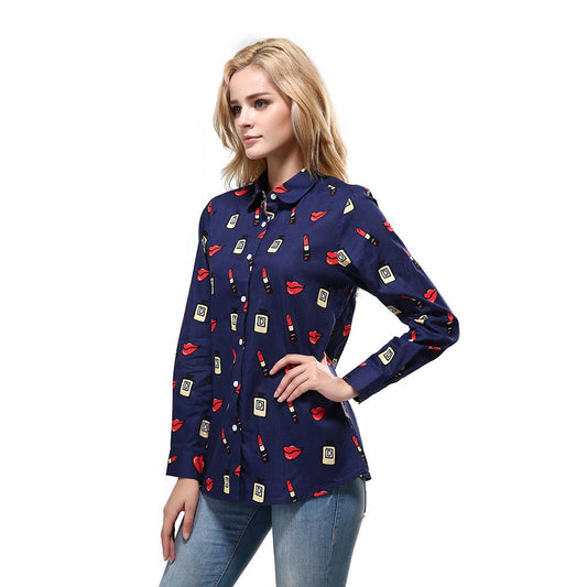 Tops Long Sleeve Cotton Women's Bottoming Shirt - PratSN