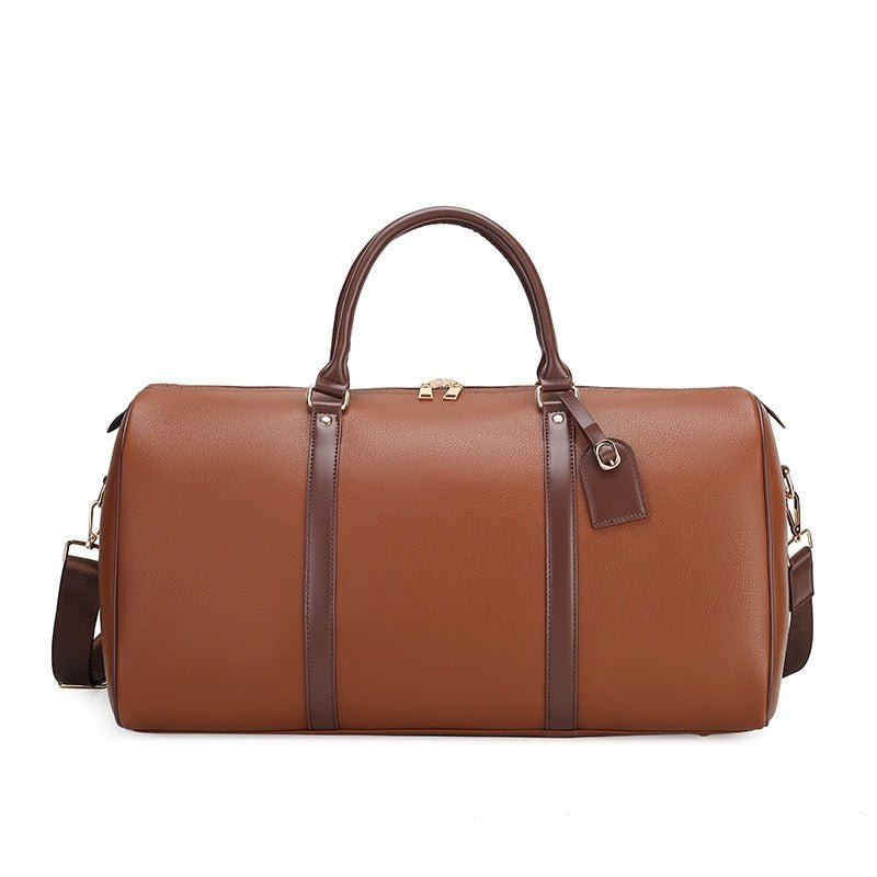 Travel Large Capacity Portable Travel Luggage Dry Wet Soft Leather Bag - PratSN