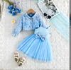 Trendy Girls' Casual Style Heart - Shape Coat Top and Halter Dress Popular and Well Selling Among Trendsetters - PratSN
