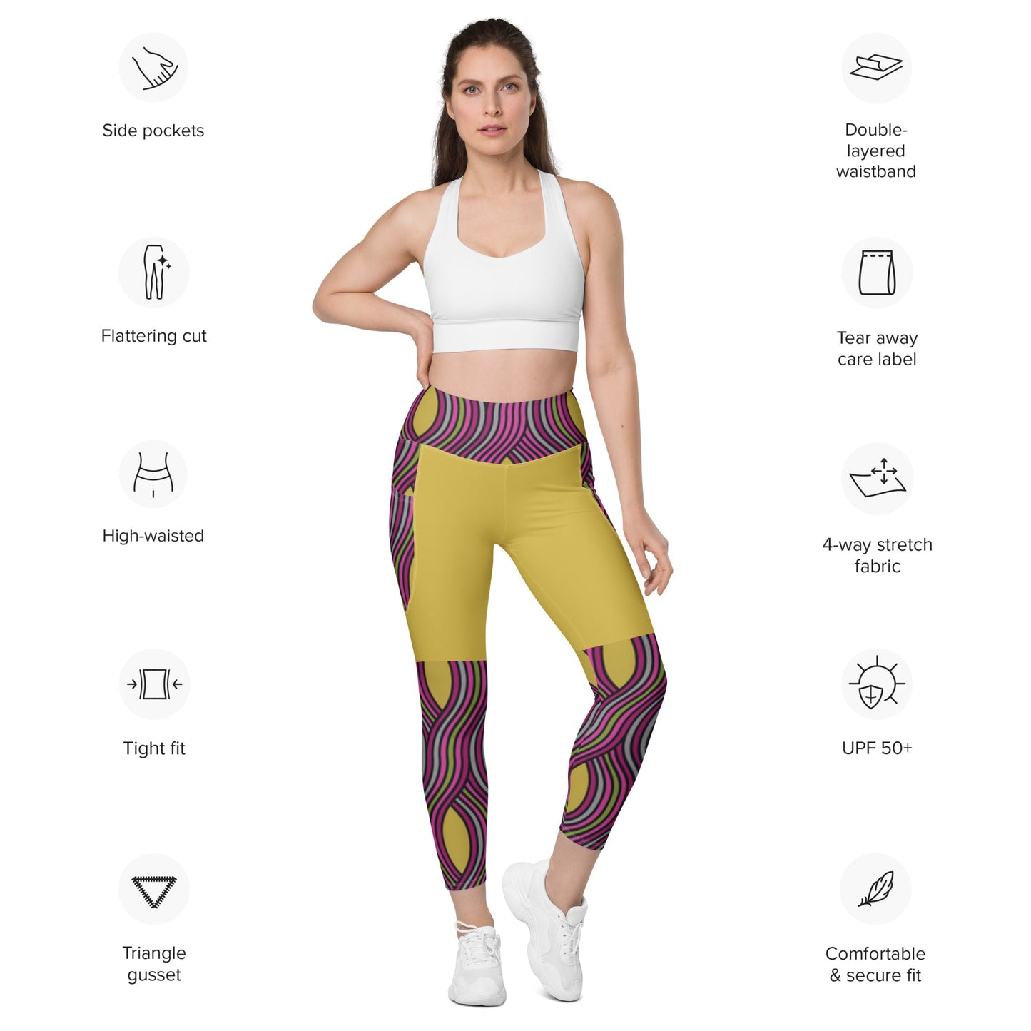 Trendy Women's Activewear Leggings with Pockets - PratSN