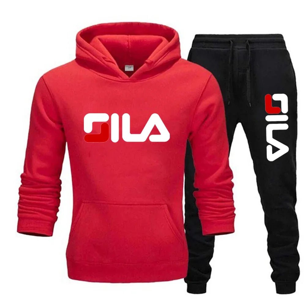 Two - piece sweatshirt, hoodie and casual long pants for men and women in autumn and winter 2025, loose sportswear and fitness set - PratSN