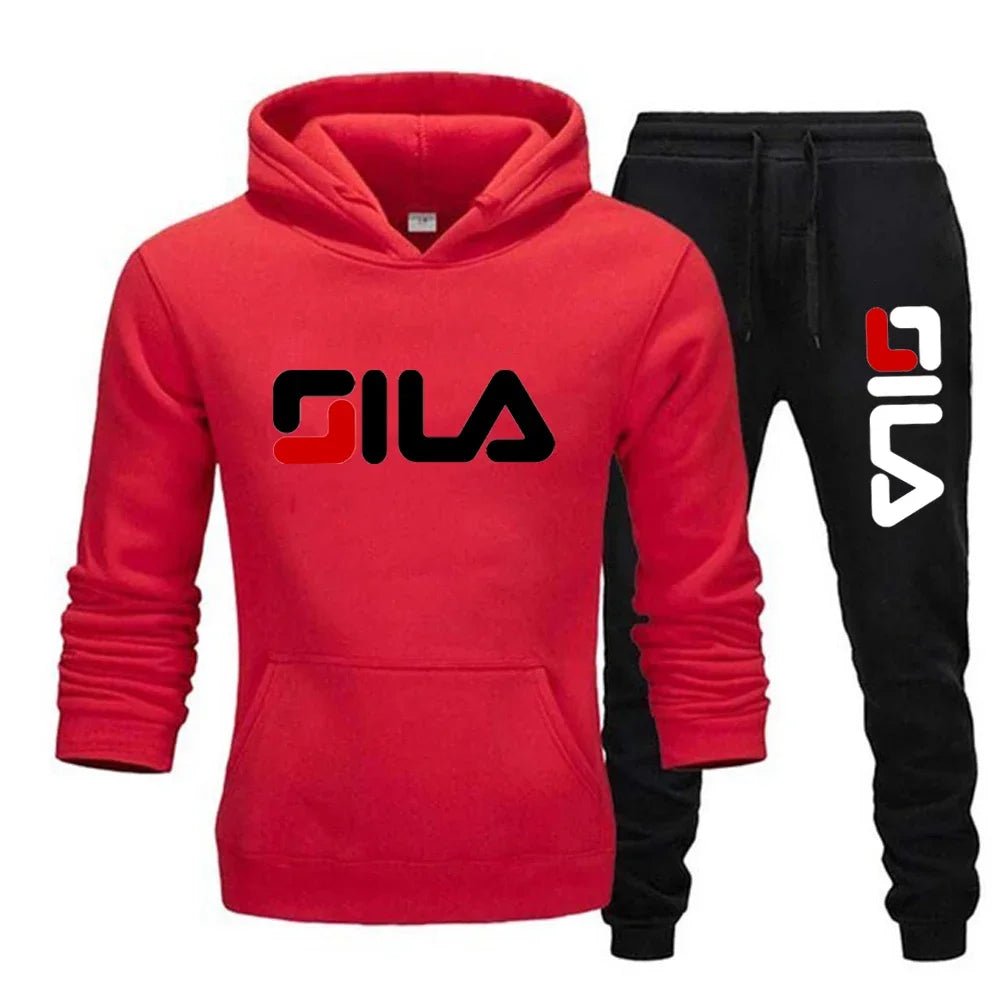 Two - piece sweatshirt, hoodie and casual long pants for men and women in autumn and winter 2025, loose sportswear and fitness set - PratSN