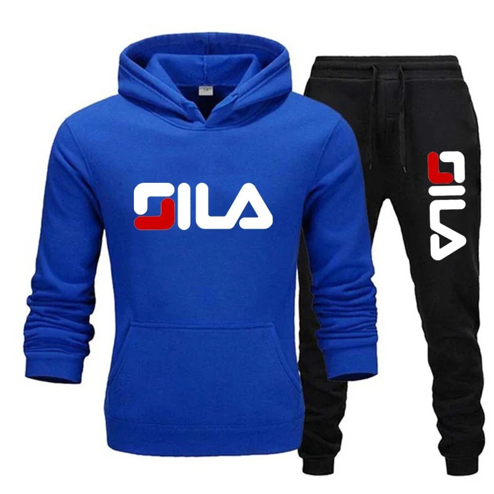 Two - piece sweatshirt, hoodie and casual long pants for men and women in autumn and winter 2025, loose sportswear and fitness set - PratSN