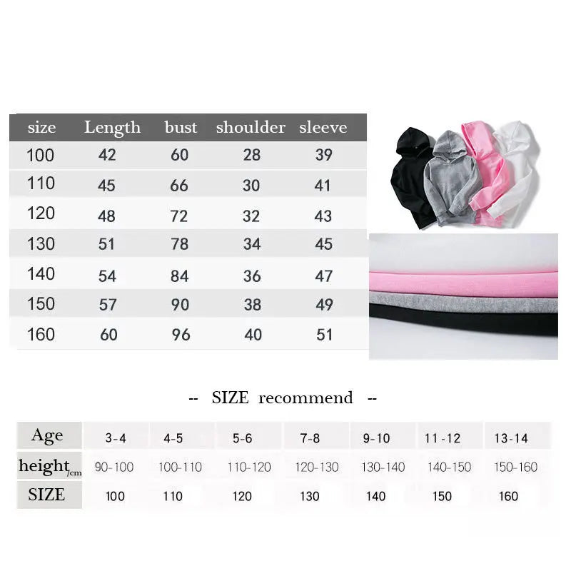 Unisex Autumn and Winter Children's Pullover Sweater Hoodie Casual - PratSN