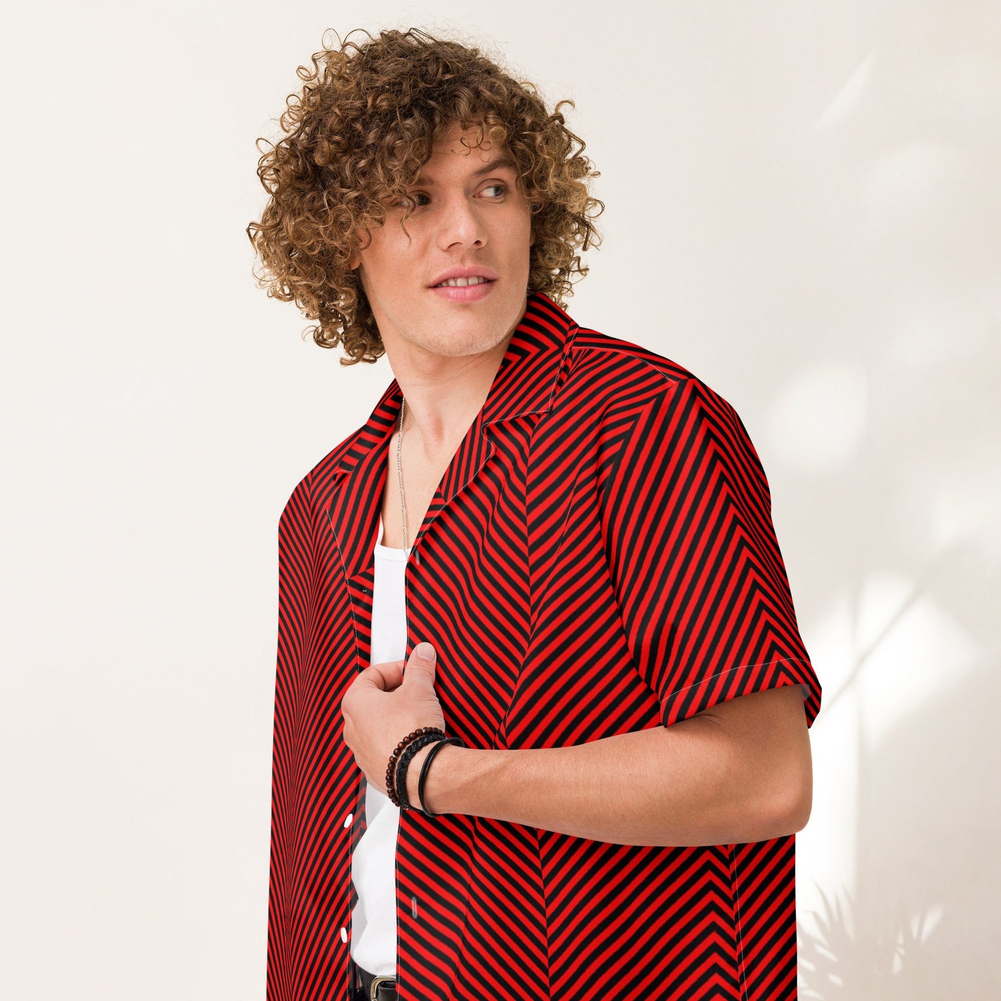 Unisex button shirt, Summer Shirt, Unisex Beach Shirt, Casual Shirt, Short Sleeve button Down shirt - PratSN