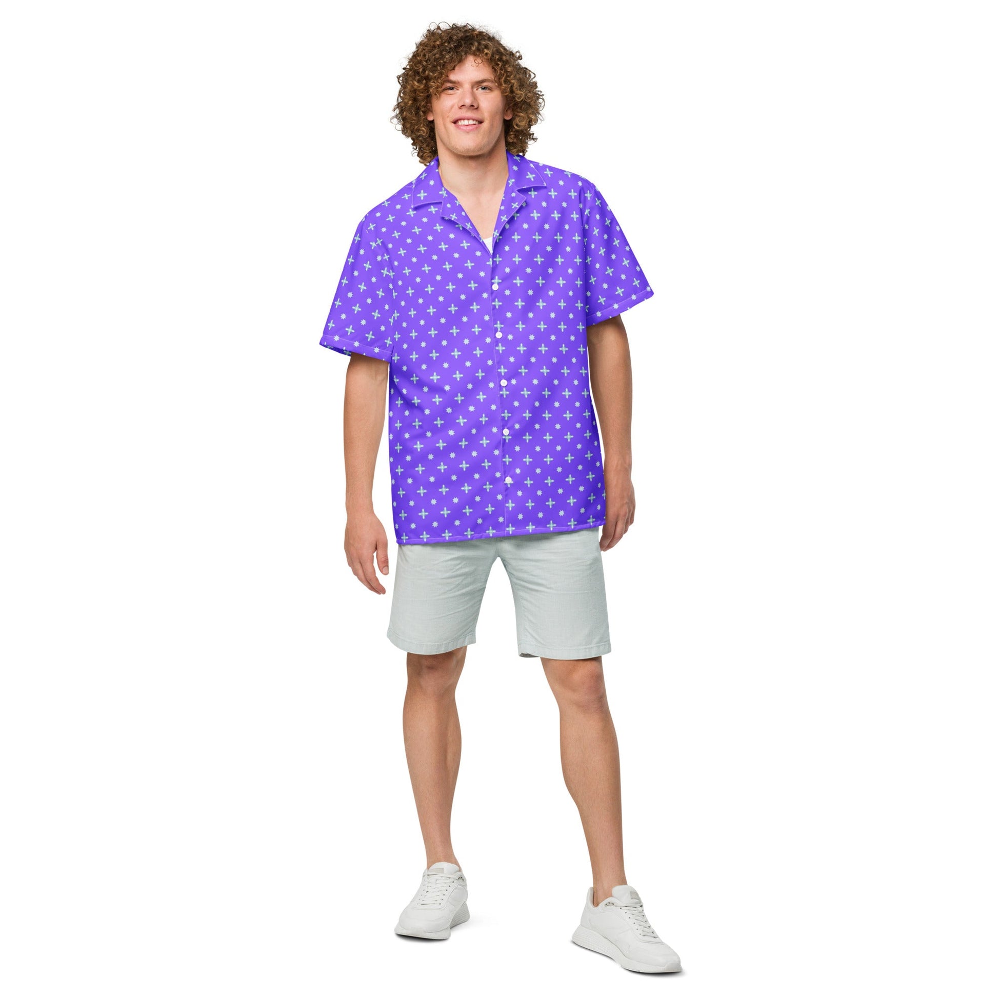Unisex button shirt, Summer Shirt, Unisex Beach Shirt, Casual Shirt, Short Sleeve button Down shirt - PratSN