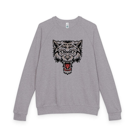Unisex French terry raglan crewneck | Soft Relaxed Fit - PratSN