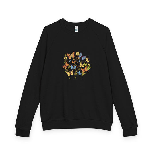 Unisex French terry raglan crewneck | Soft Relaxed Fit - PratSN