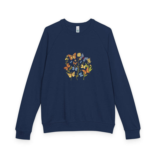 Unisex French terry raglan crewneck | Soft Relaxed Fit - PratSN