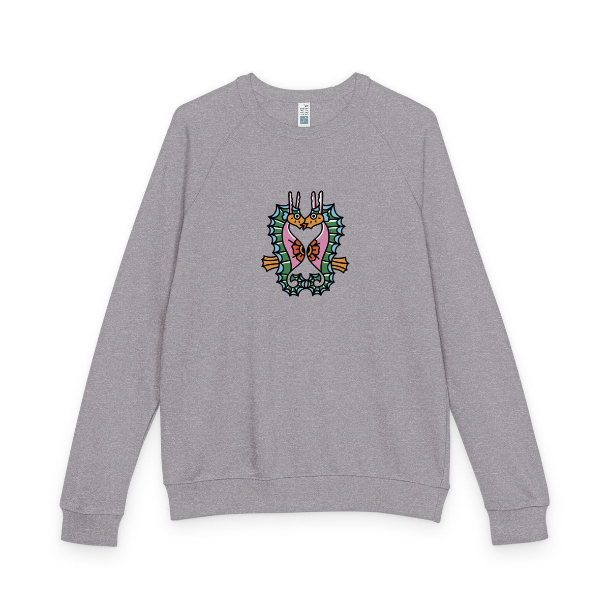 Unisex French terry raglan crewneck | Soft Relaxed Fit - PratSN