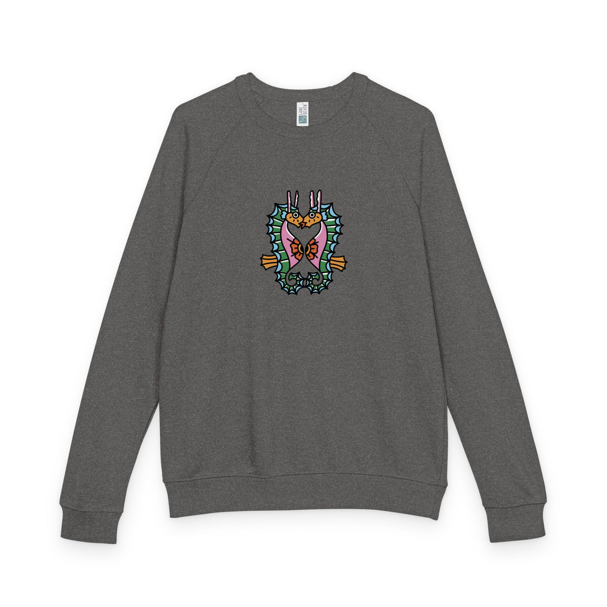 Unisex French terry raglan crewneck | Soft Relaxed Fit - PratSN