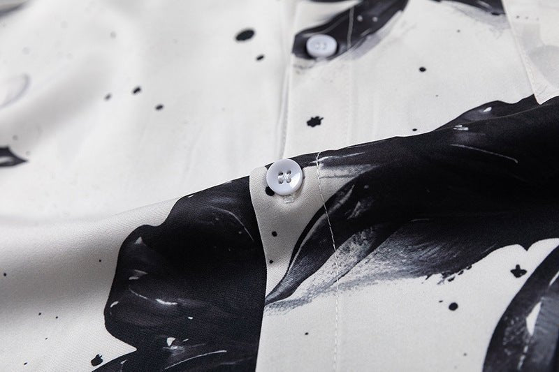Unisex Full - Printed Bow Shirt For Men And Women - PratSN