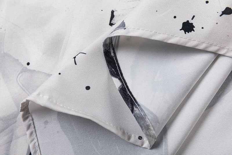 Unisex Full - Printed Bow Shirt For Men And Women - PratSN