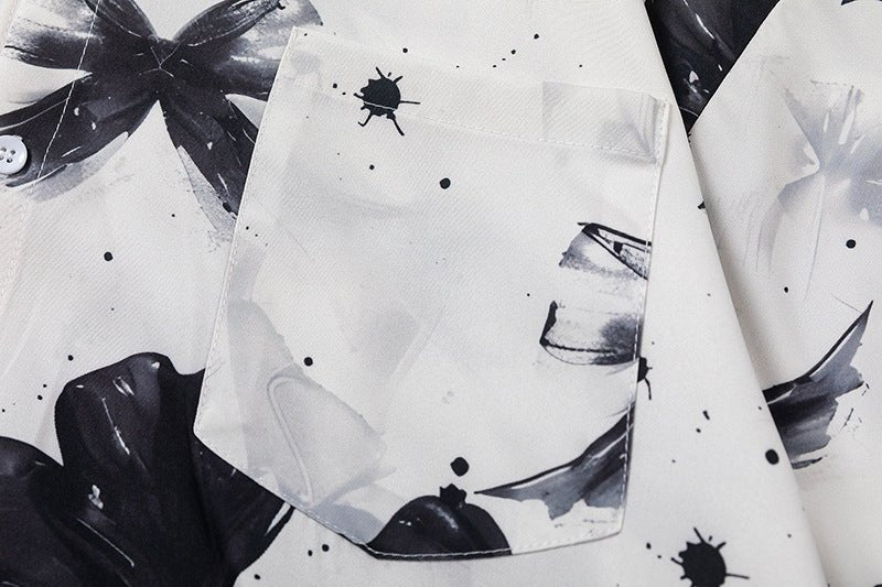 Unisex Full - Printed Bow Shirt For Men And Women - PratSN