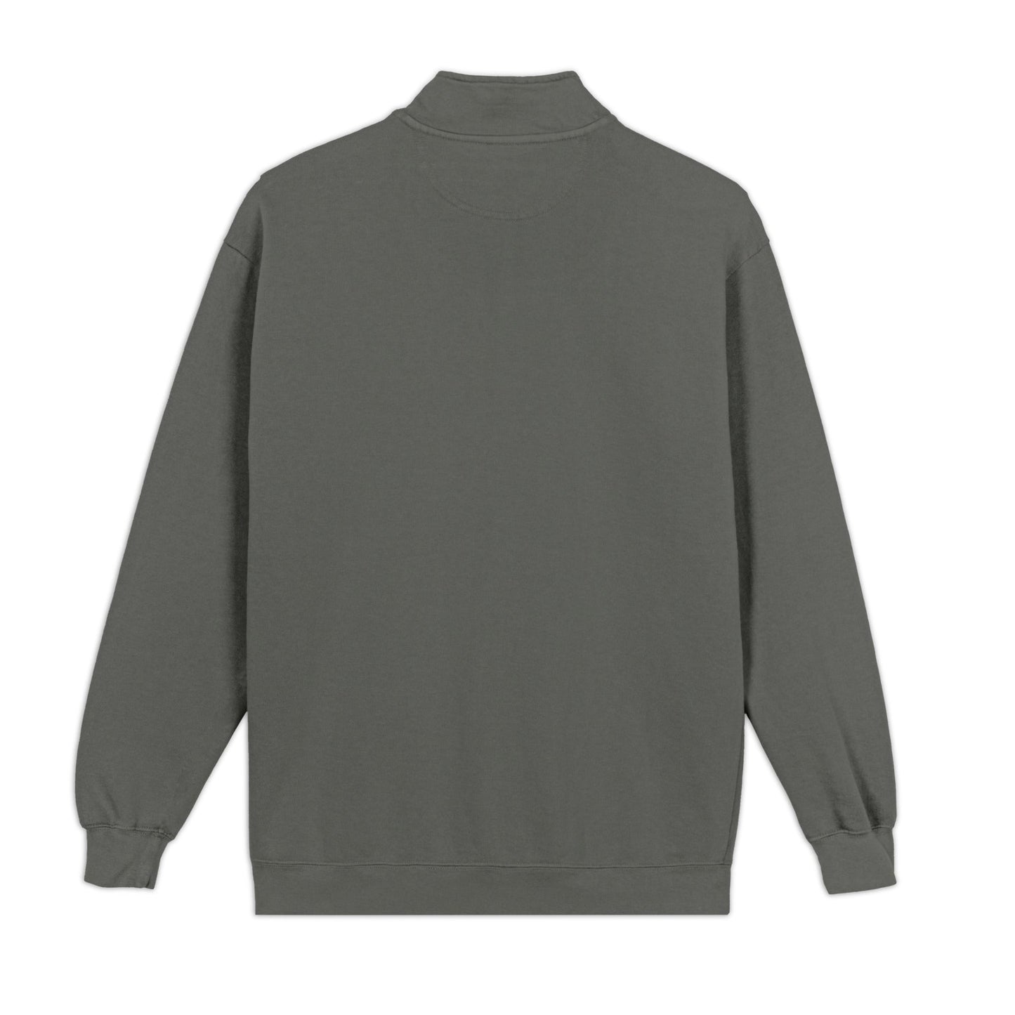 Unisex garment-dyed quarter-zip sweatshirt - PratSN
