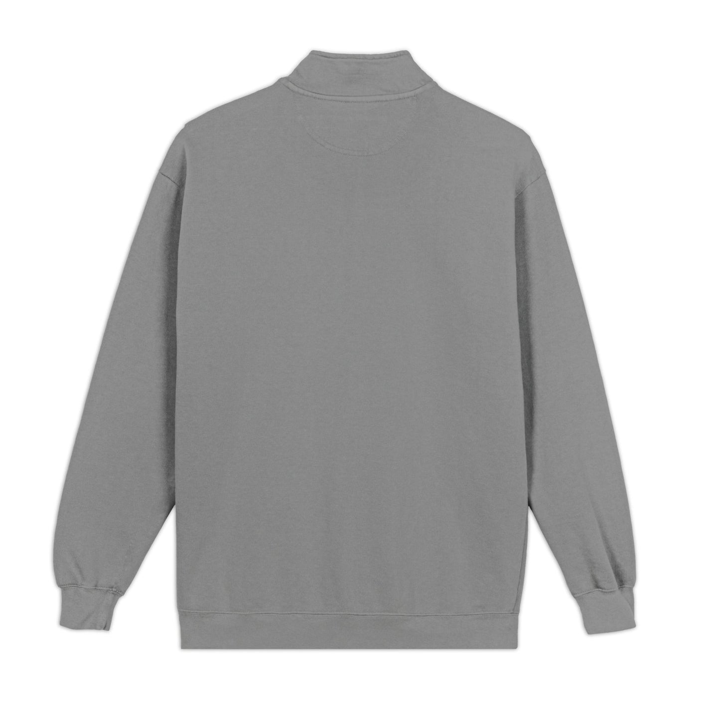 Unisex garment-dyed quarter-zip sweatshirt - PratSN
