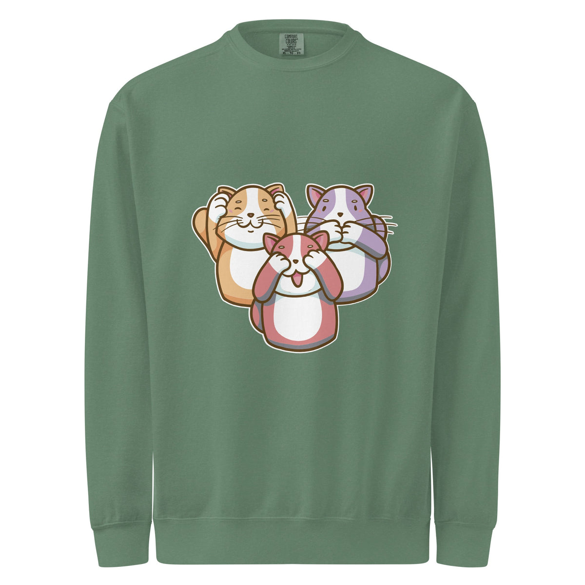 Unisex garment-dyed sweatshirt - PratSN
