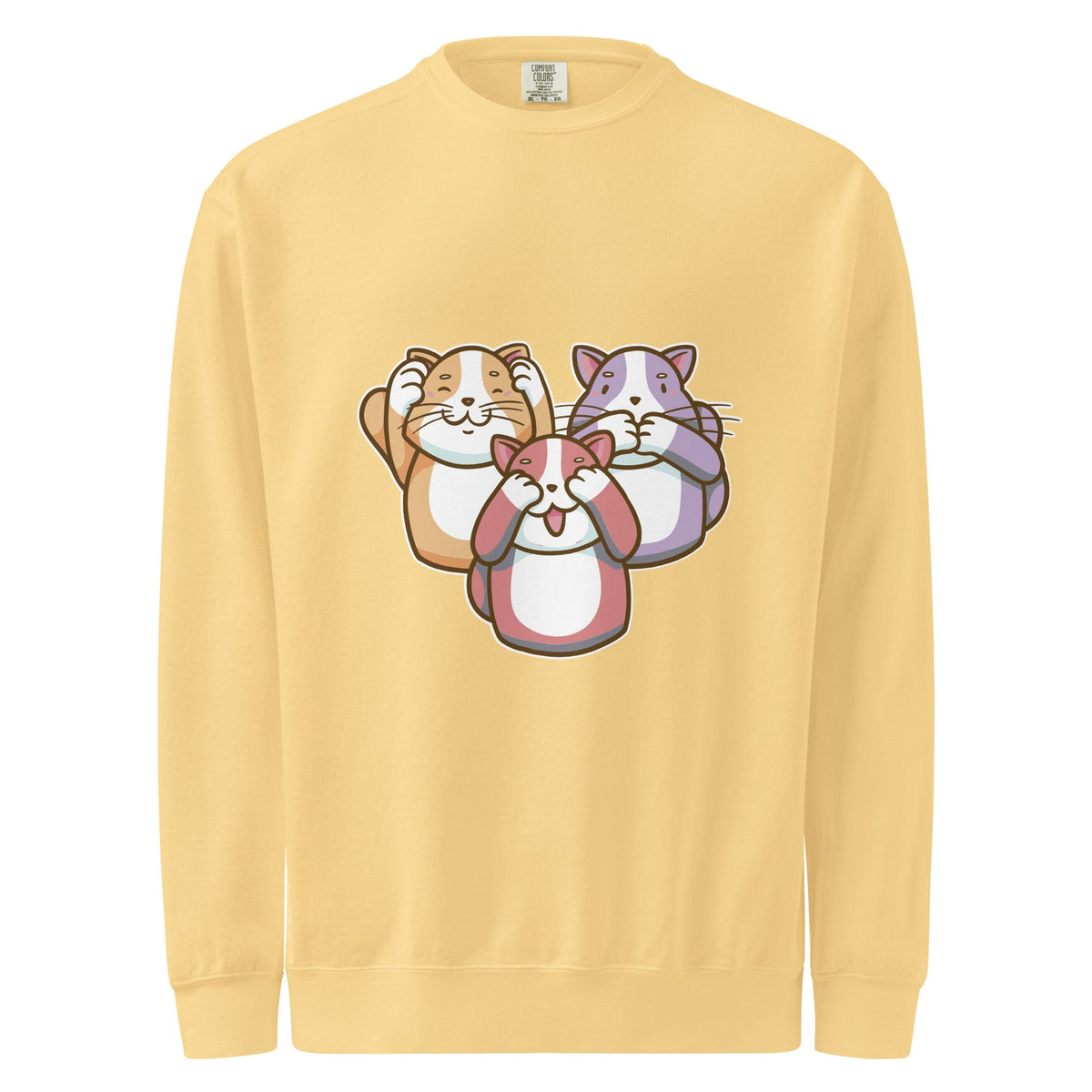 Unisex garment-dyed sweatshirt - PratSN