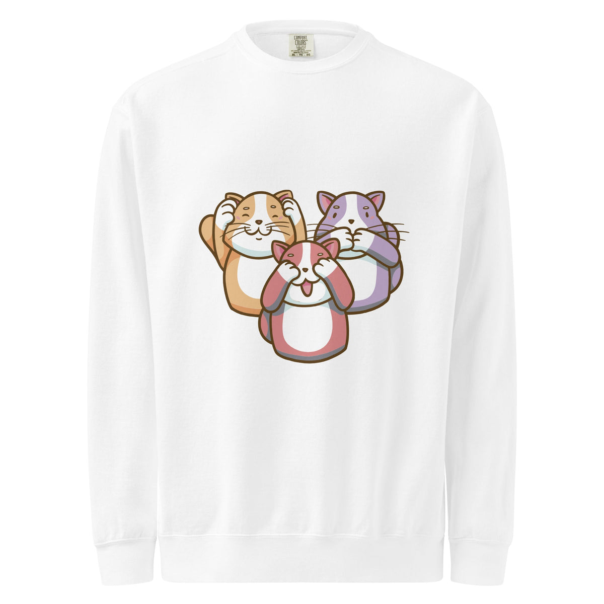 Unisex garment-dyed sweatshirt - PratSN