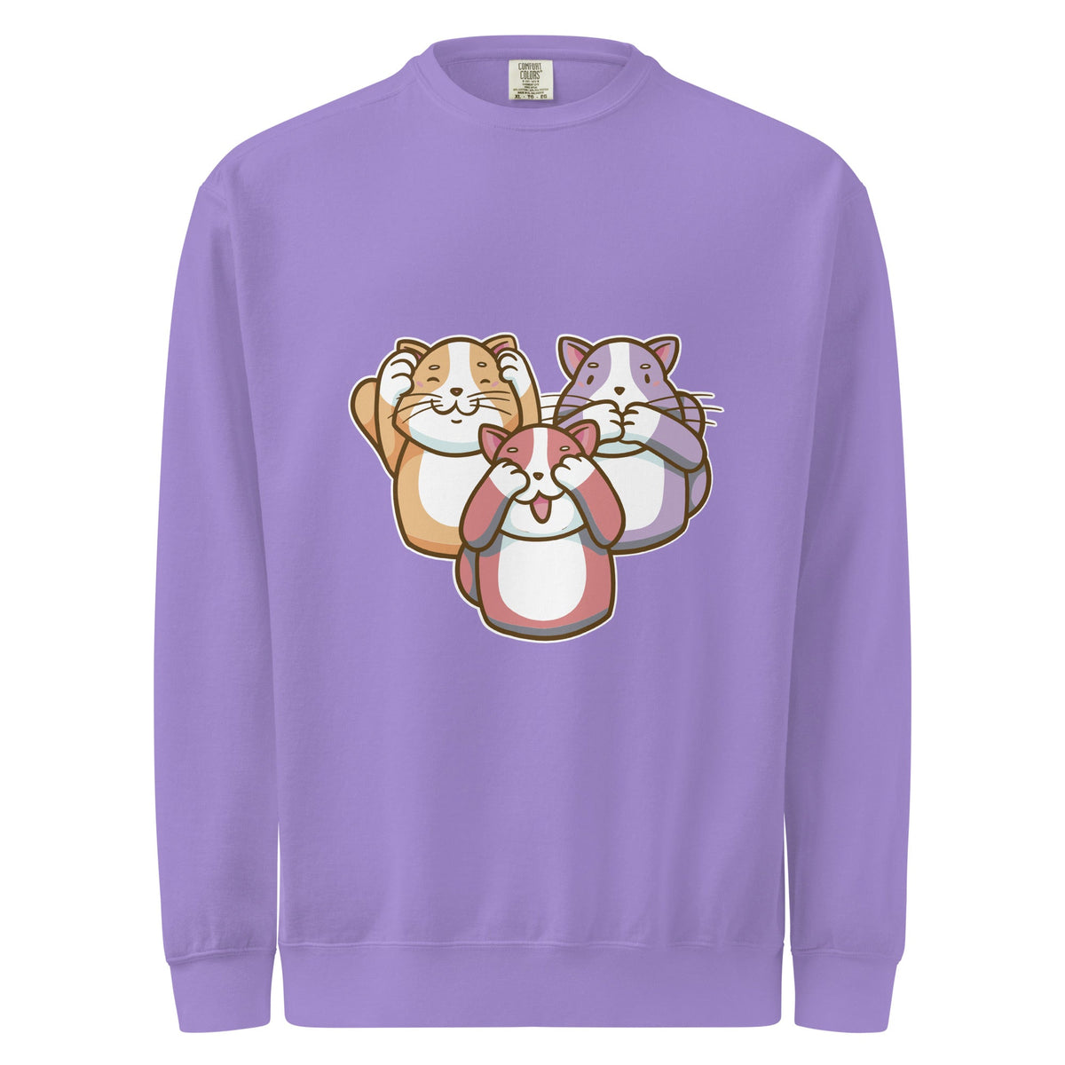 Unisex garment-dyed sweatshirt - PratSN