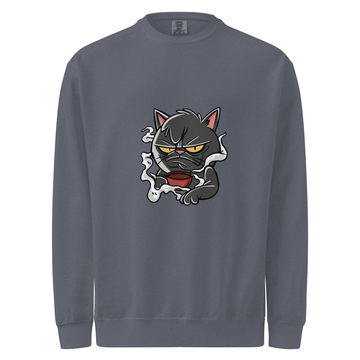 Unisex garment-dyed sweatshirt - PratSN