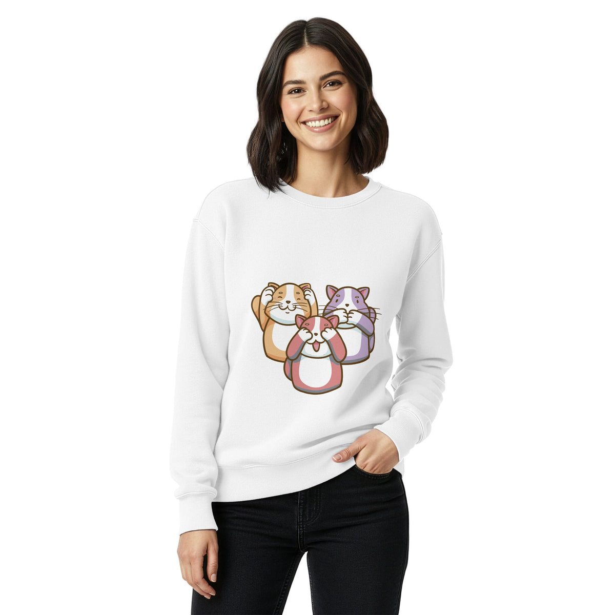 Unisex garment-dyed sweatshirt - PratSN