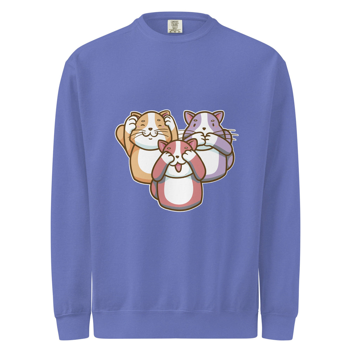 Unisex garment-dyed sweatshirt - PratSN