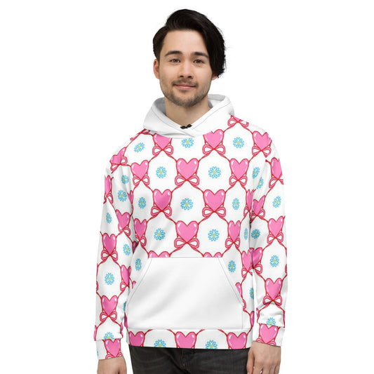 Unisex Hoodie, Hoodie, Pullover Hoodie, Sweatshirt | Happy Valentine's Day Unisex Hoodie - PratSN