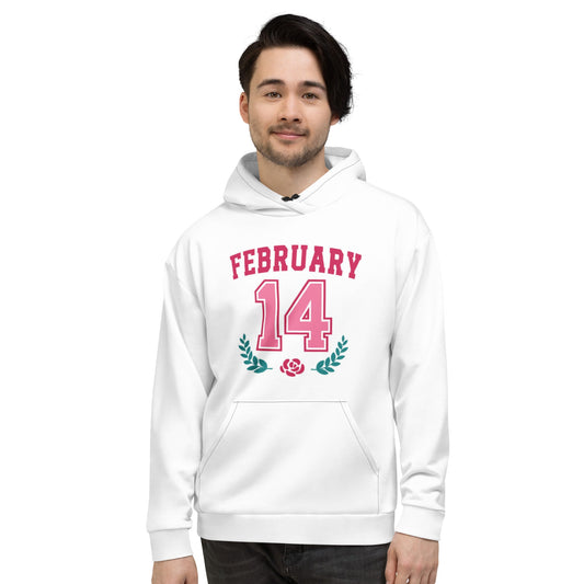 Unisex Hoodie, Men's Hoodie, Pullover Hoodie, Sweatshirt Valentines day Hoodie - PratSN