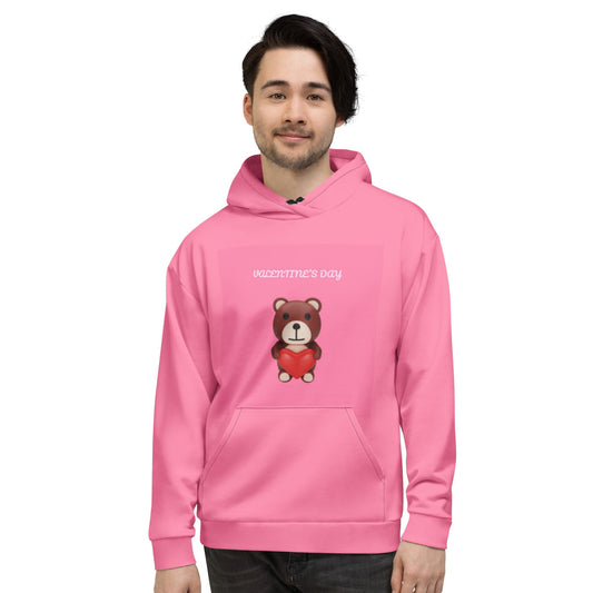Unisex Hoodie, Men's Hoodie, Pullover Hoodie, Sweatshirt Valentines day Hoodie - PratSN