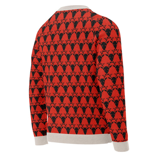 Unisex Knitted crew neck sweater - PratSN