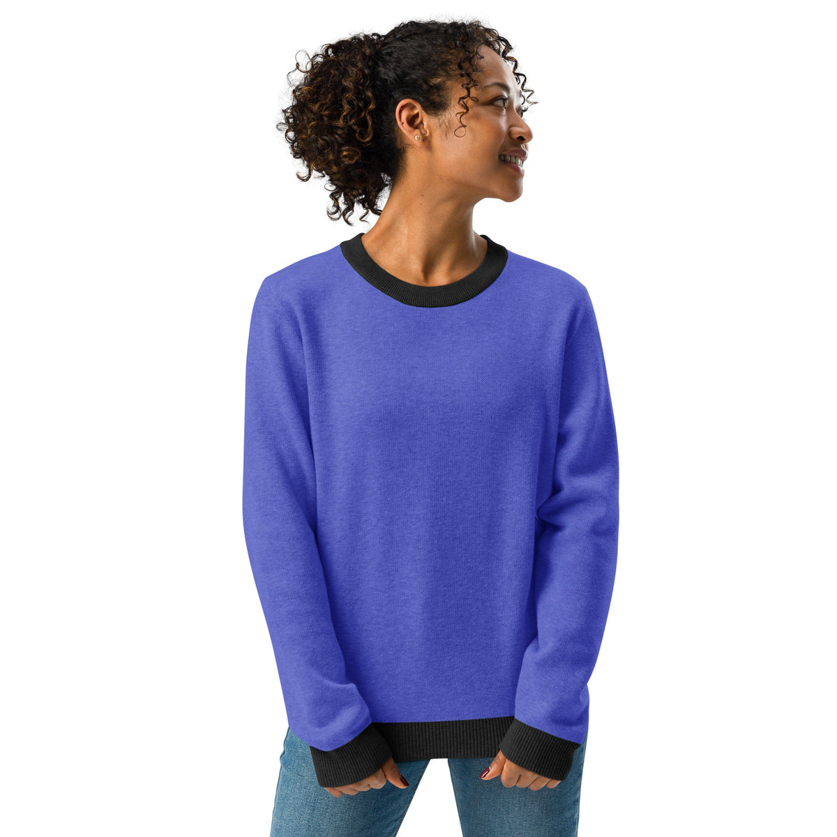 Unisex Knitted crew neck sweater - PratSN
