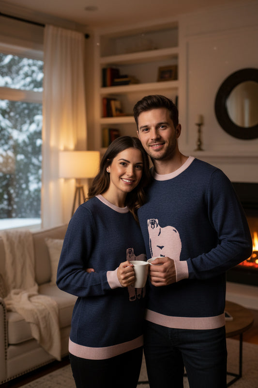 Unisex Knitted crew neck sweater - PratSN