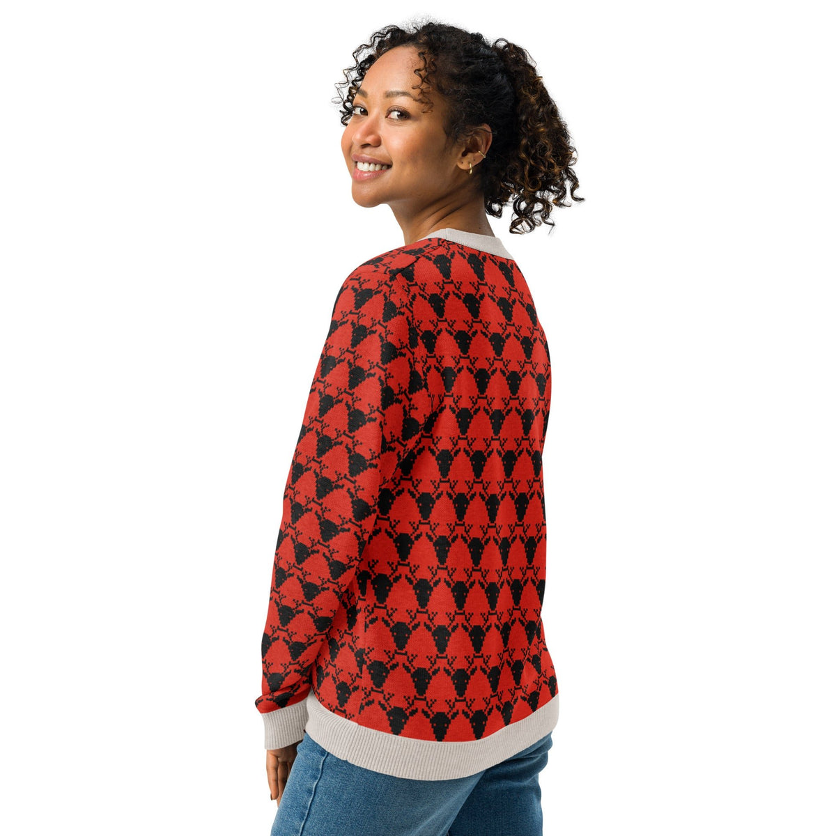 Unisex Knitted crew neck sweater - PratSN