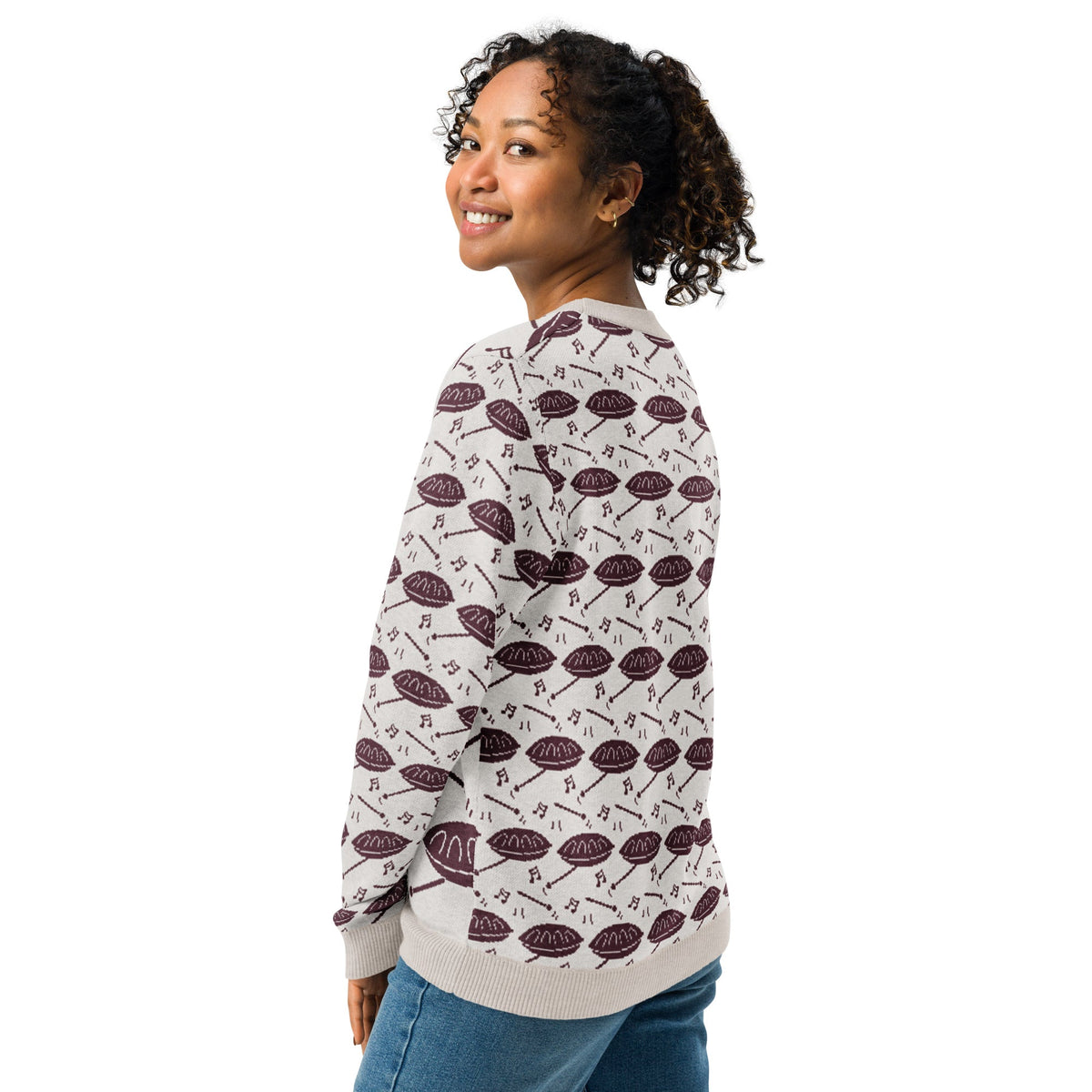 Unisex Knitted crew neck sweater - PratSN