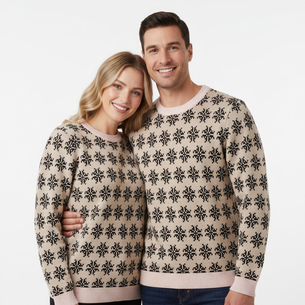 Unisex Knitted crew neck sweater - PratSN