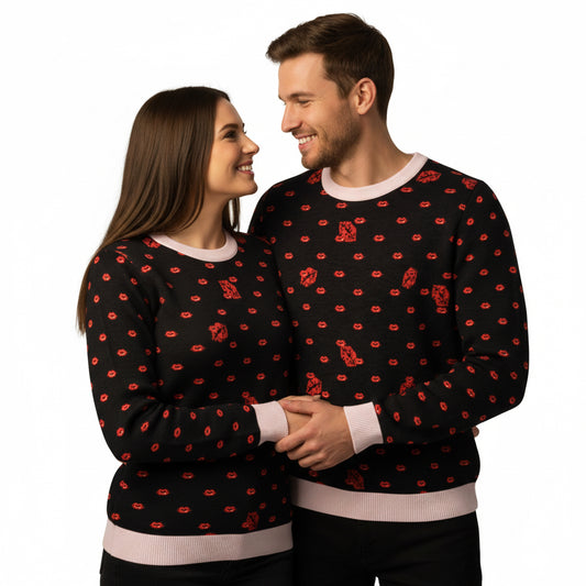 Unisex Knitted crew neck sweater - PratSN