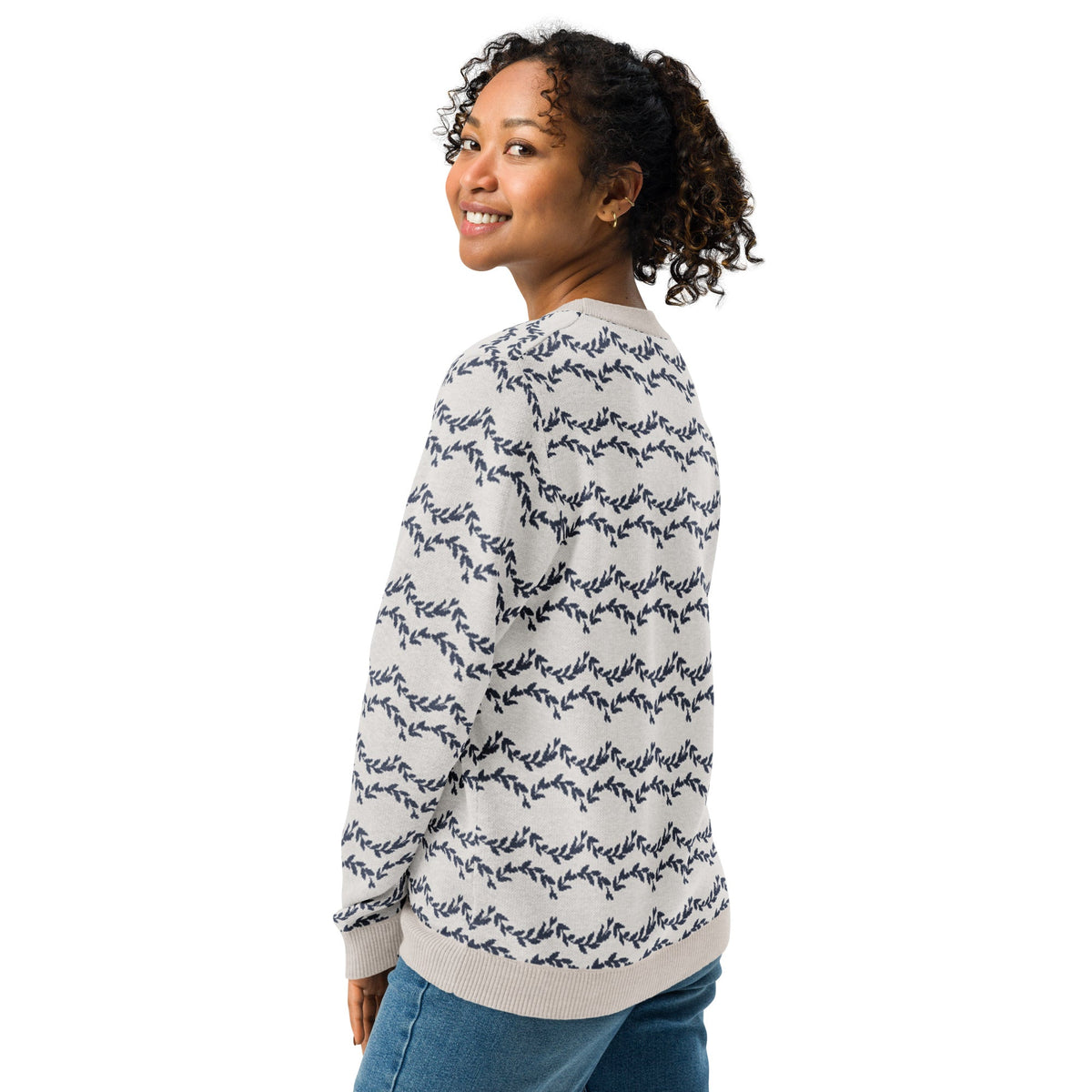 Unisex Knitted crew neck sweater - PratSN