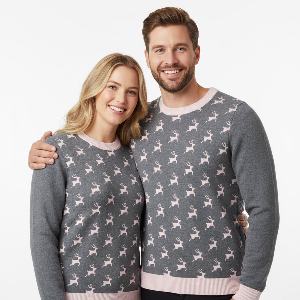 Unisex Knitted crew neck sweater - PratSN