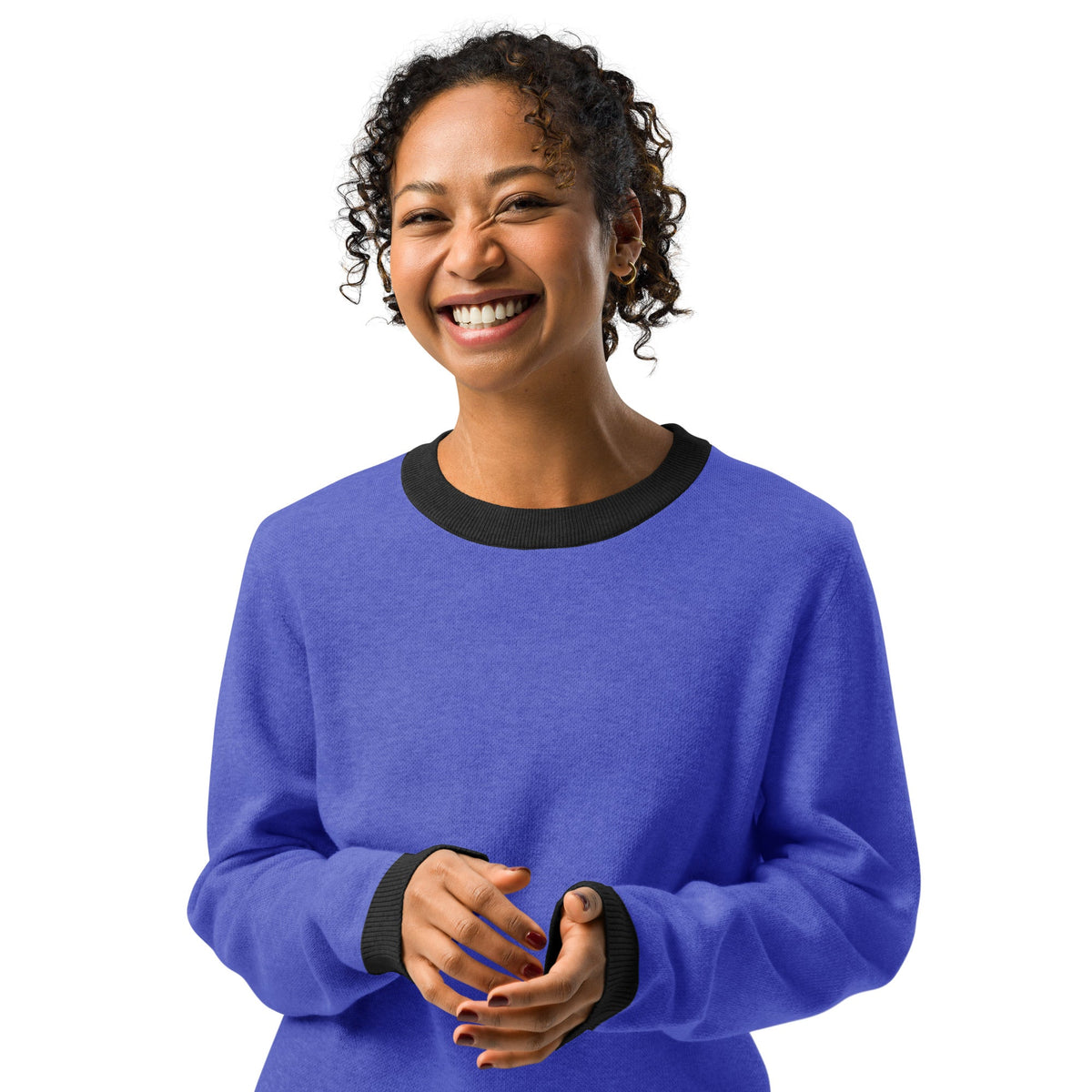 Unisex Knitted crew neck sweater - PratSN