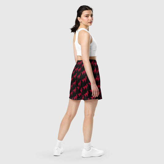 Unisex mesh shorts, Red And black Shorts Basketball Shorts, Summer beach Shorts, Athletic Style Shorts, Mesh Gym shorts - PratSN