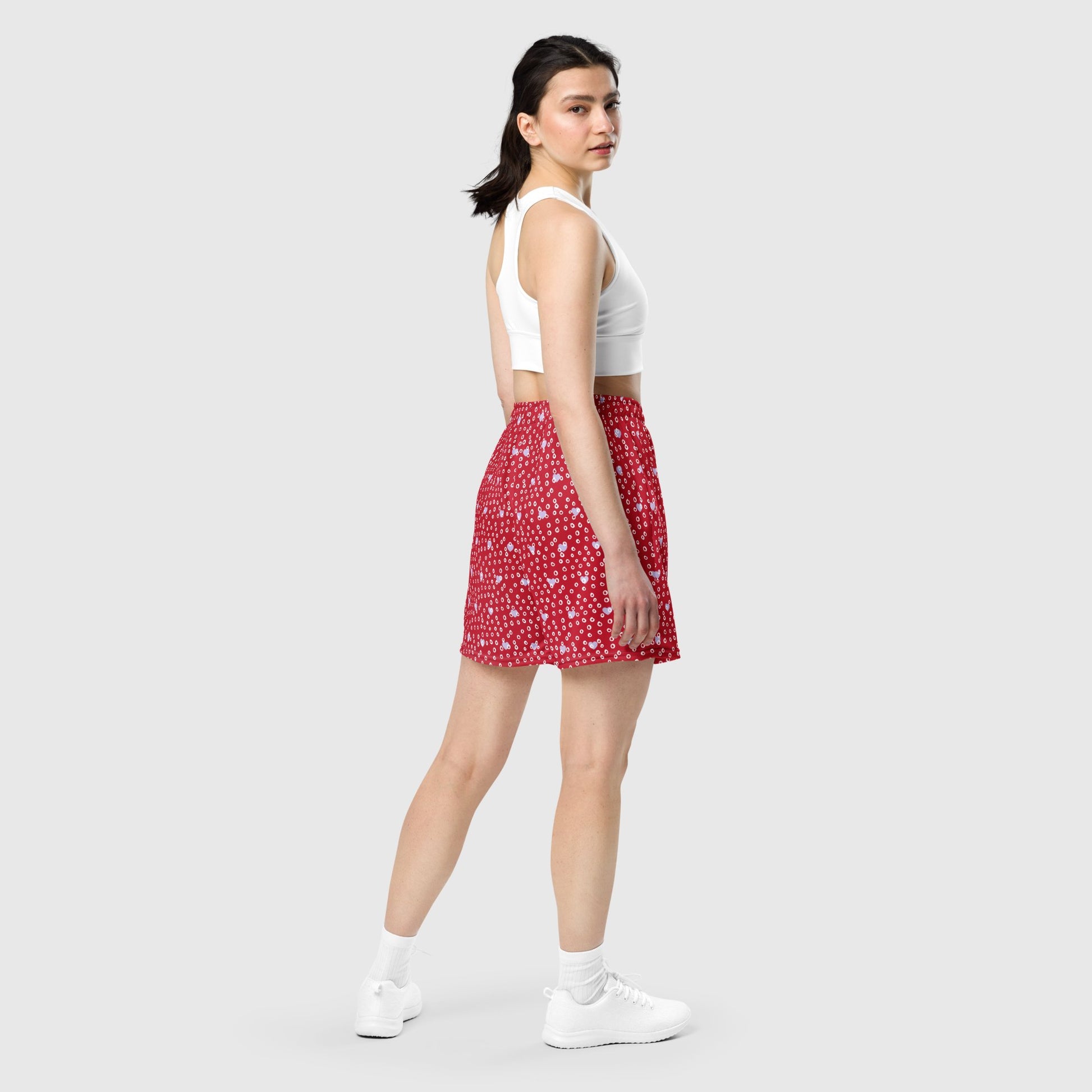 Unisex mesh shorts, Red Mesh Shorts, Heart Pattern Shorts, Basketball Shorts, Summer beach Shorts, Athletic Style Shorts, Mesh Gym shorts - PratSN