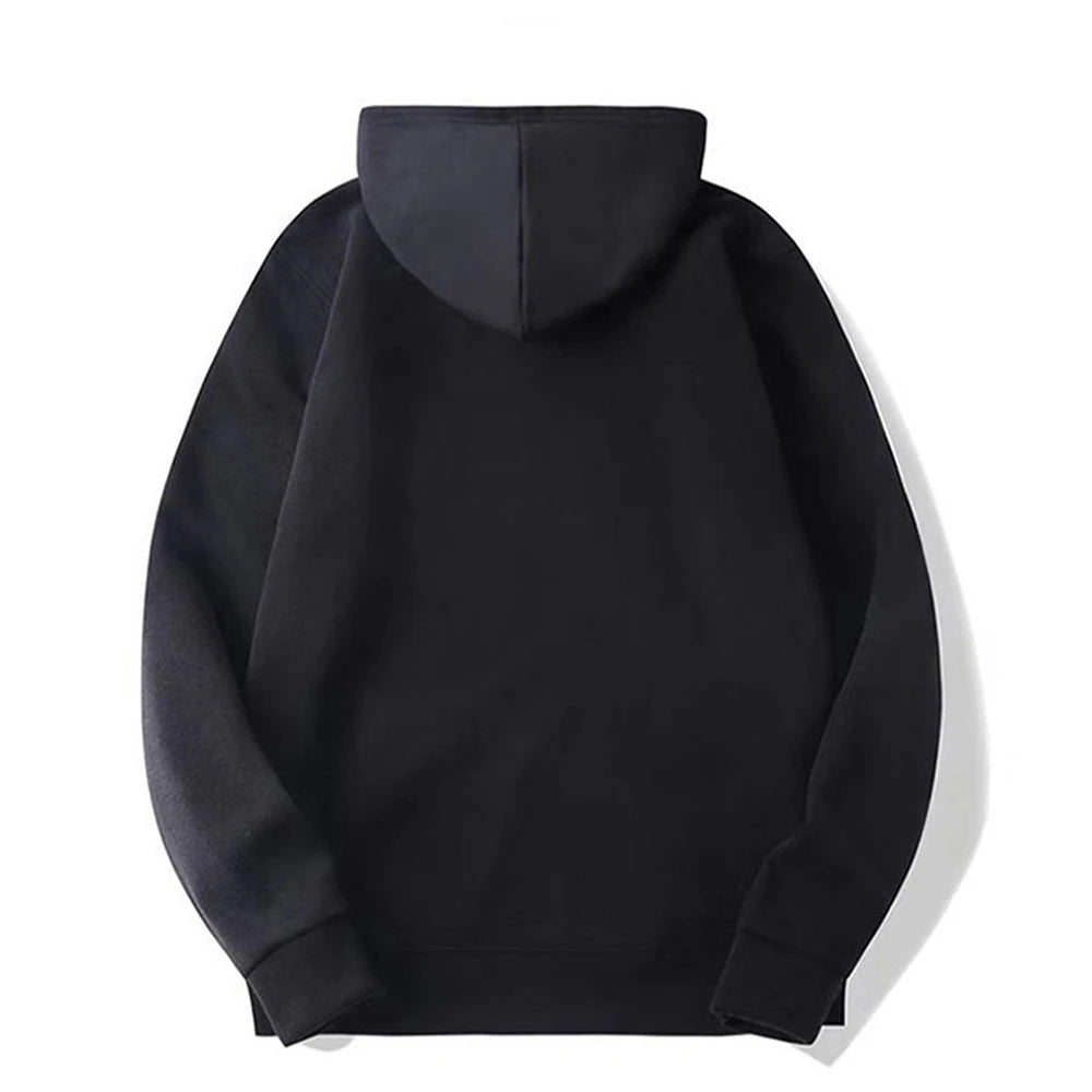 Unisex Plain Pullover Fleece Hoodies Sweatshirt - PratSN