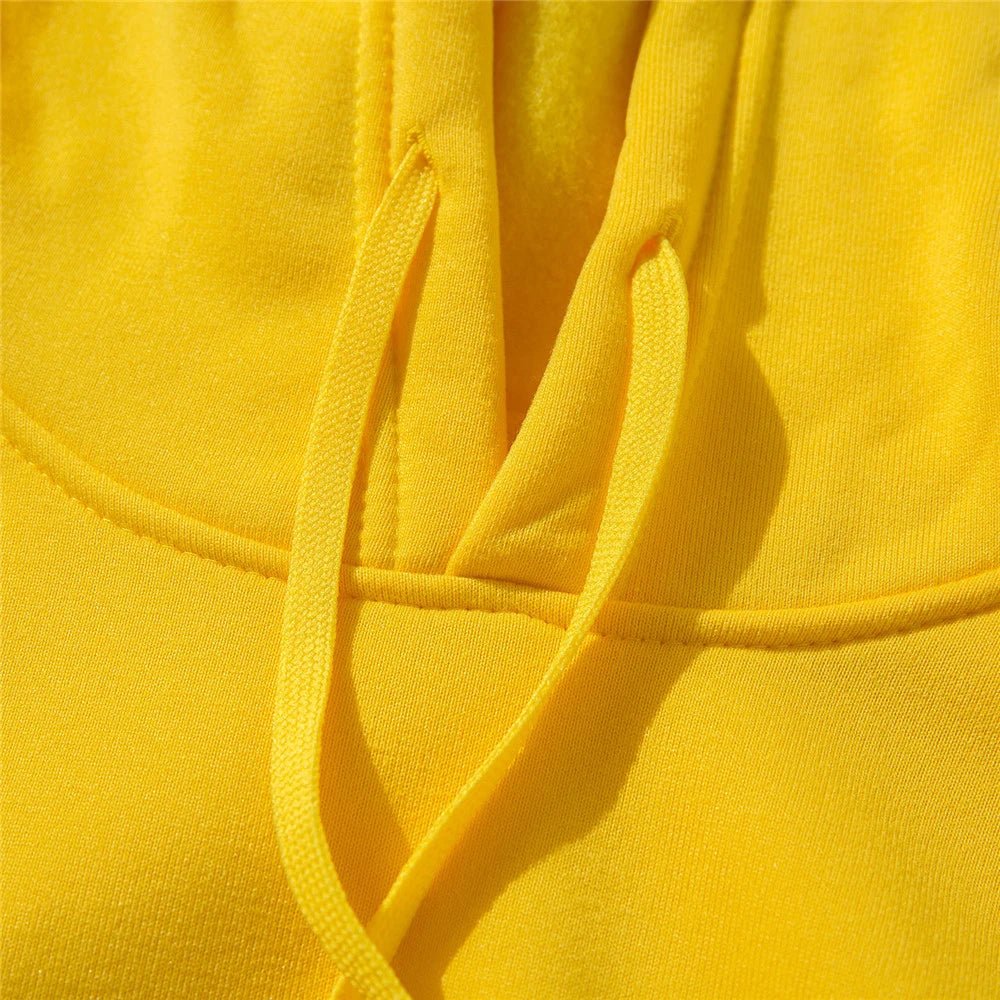 Unisex Plain Pullover Fleece Hoodies Sweatshirt - PratSN