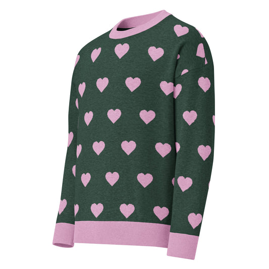 Unisex Relaxed fit knitted crew neck sweater - PratSN